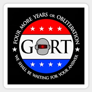 Gort, Gort for President, Presidential Election, Election, Sticker